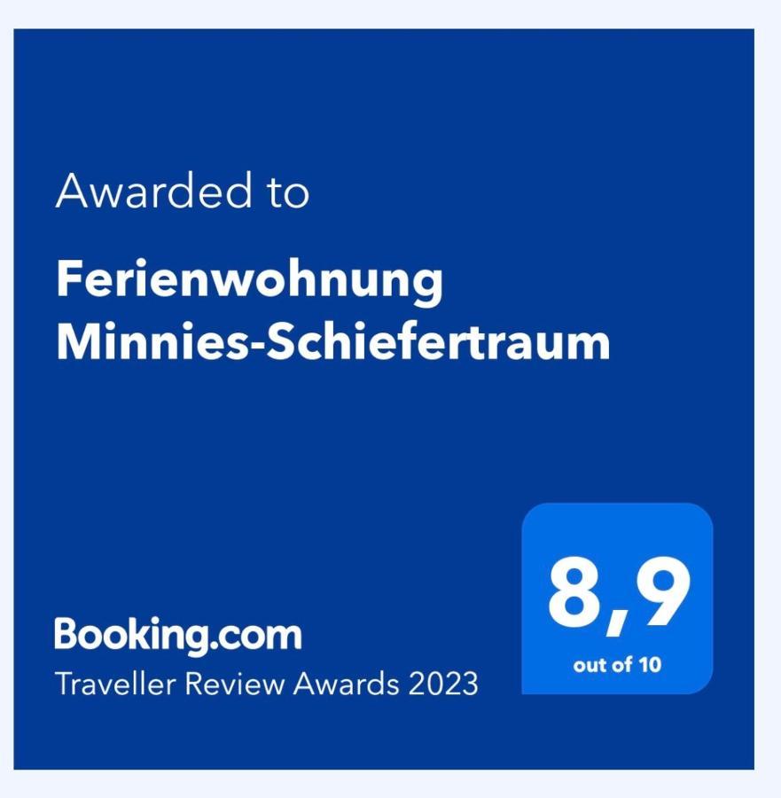 Ferienwohnung Minnies-Schiefertraum Brauneberg Esterno foto